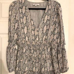 Olivaceous mini dress